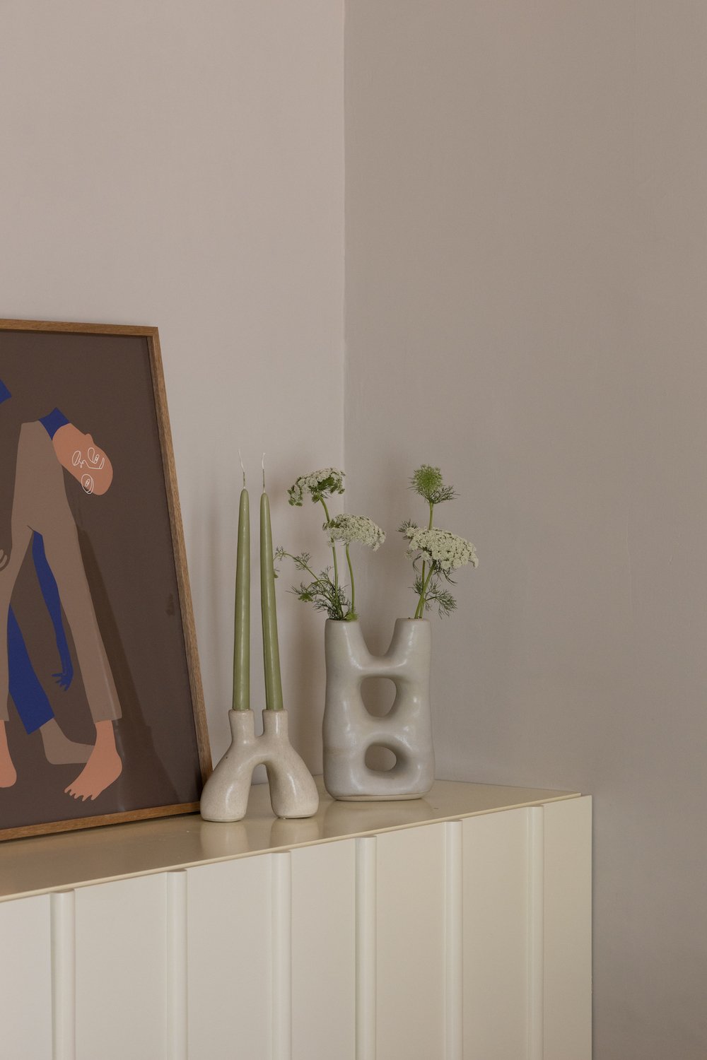 Double Stem Portal Sculpture Vase