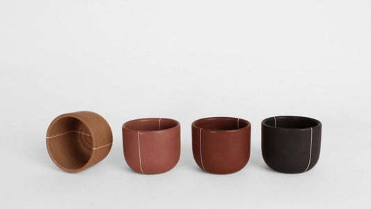 Artisanal Hand-Painted Coffee Cup