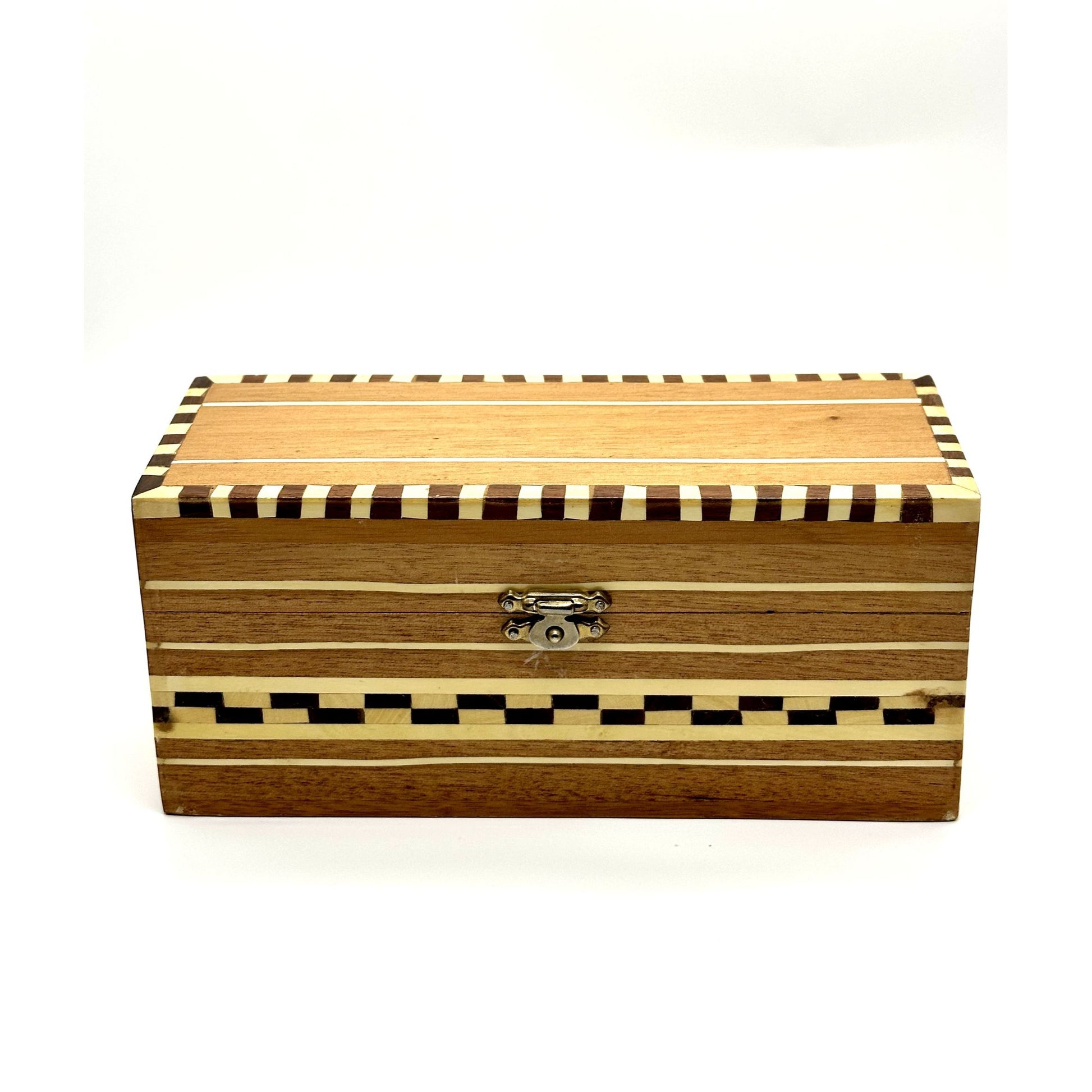 Inlaid Wooden Jewelry Box