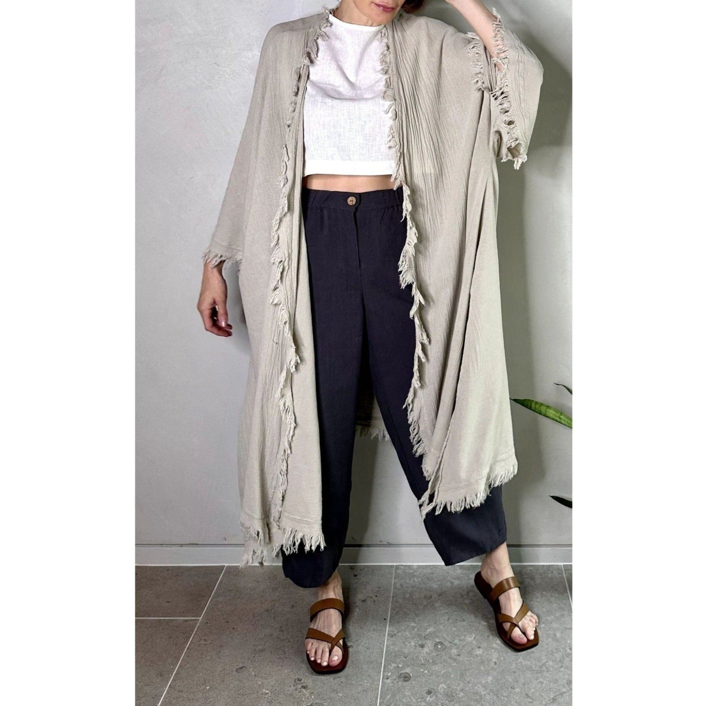 Bohemian Flowy Light Coat