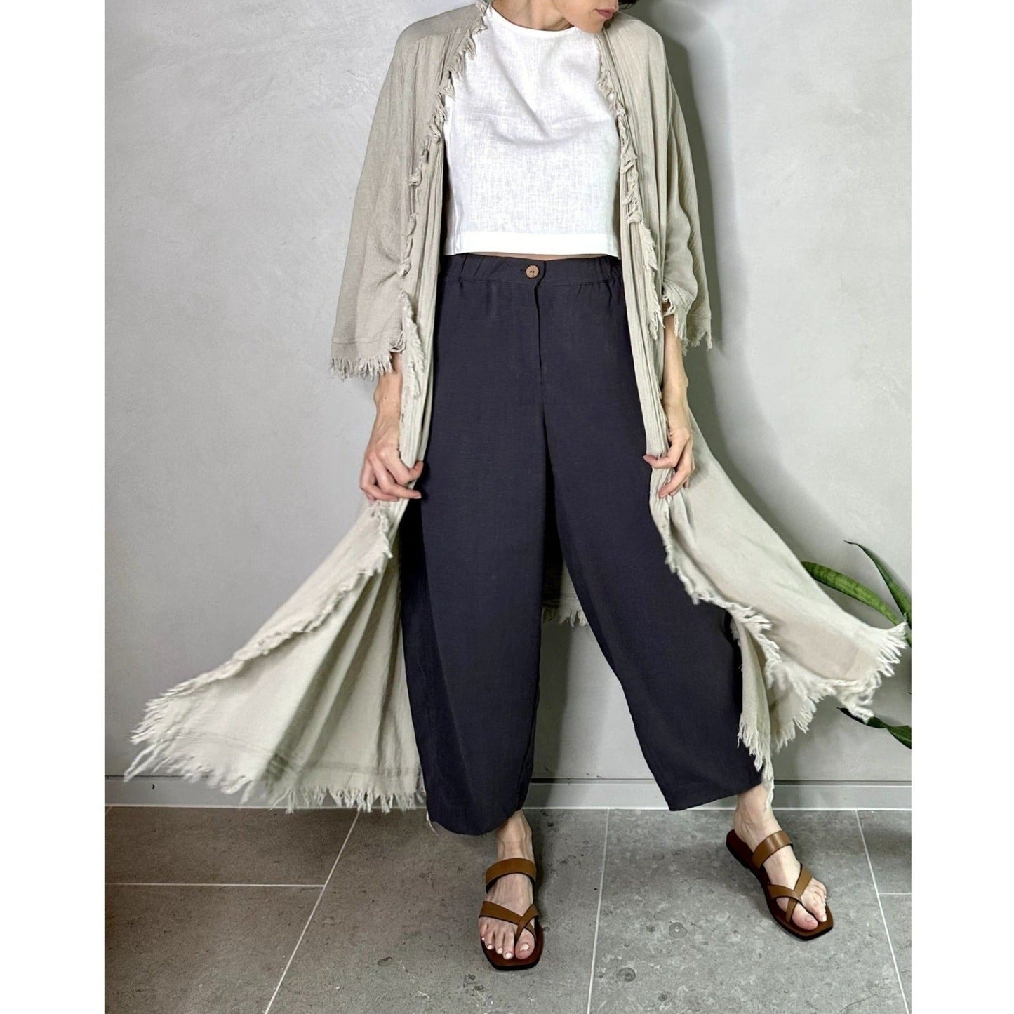 Bohemian Flowy Light Coat