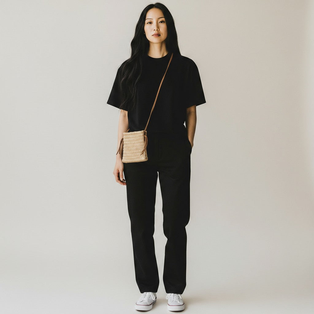 Handwoven Agave Fiber Crossbody Bag