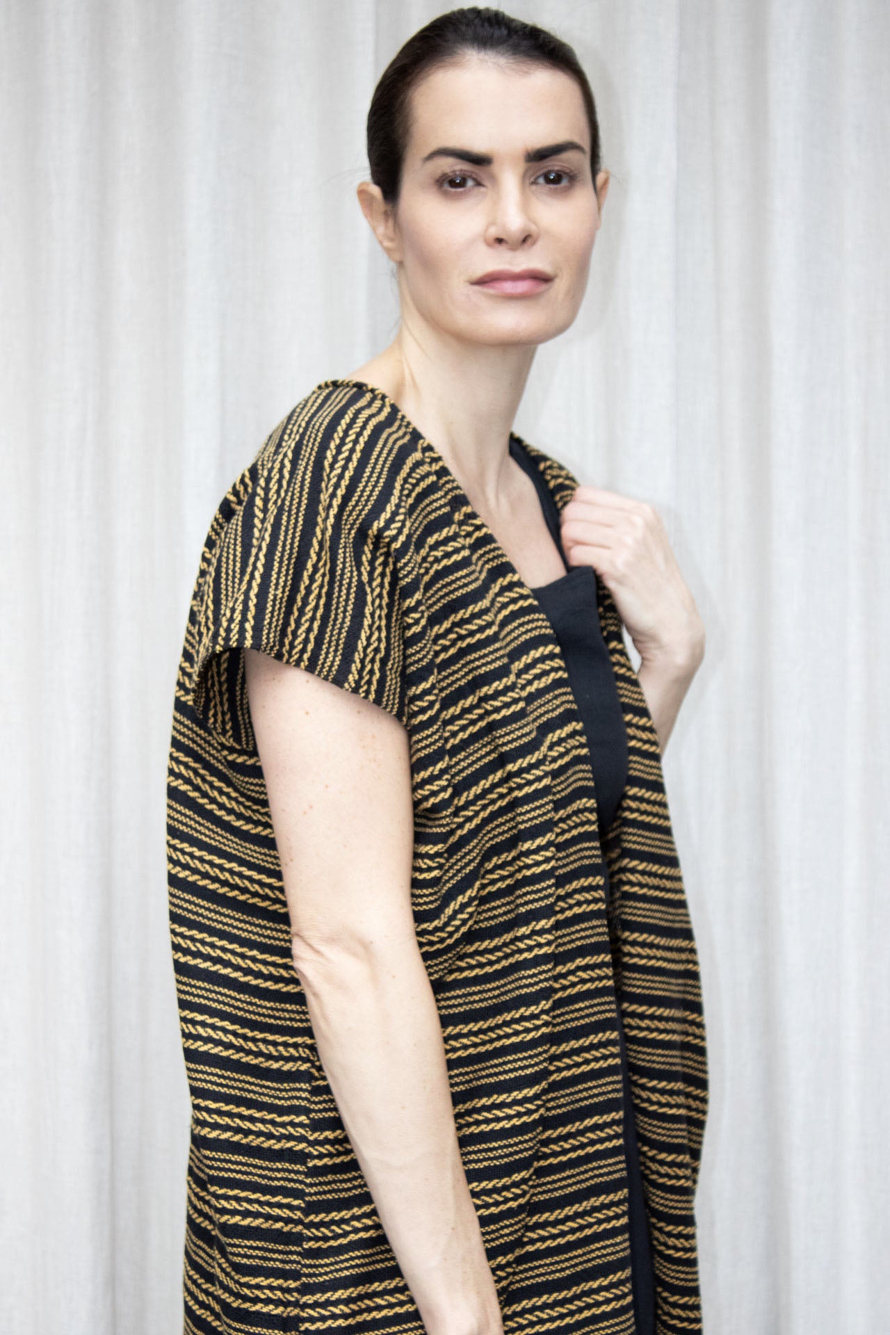 Cotton Handwoven Poncho -