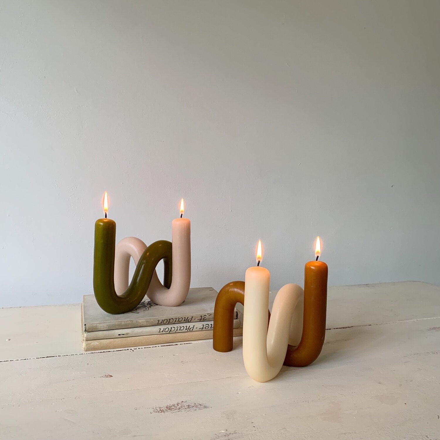 Beeswax Dripless Smokeless S-Shaped Candle