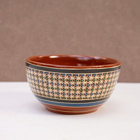 Tonala Folk Pottery Dessert Bowl 