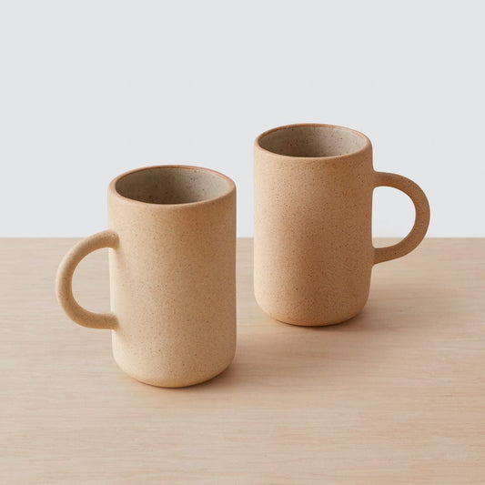 Handmade Terracotta Cylinder Tall Cup
