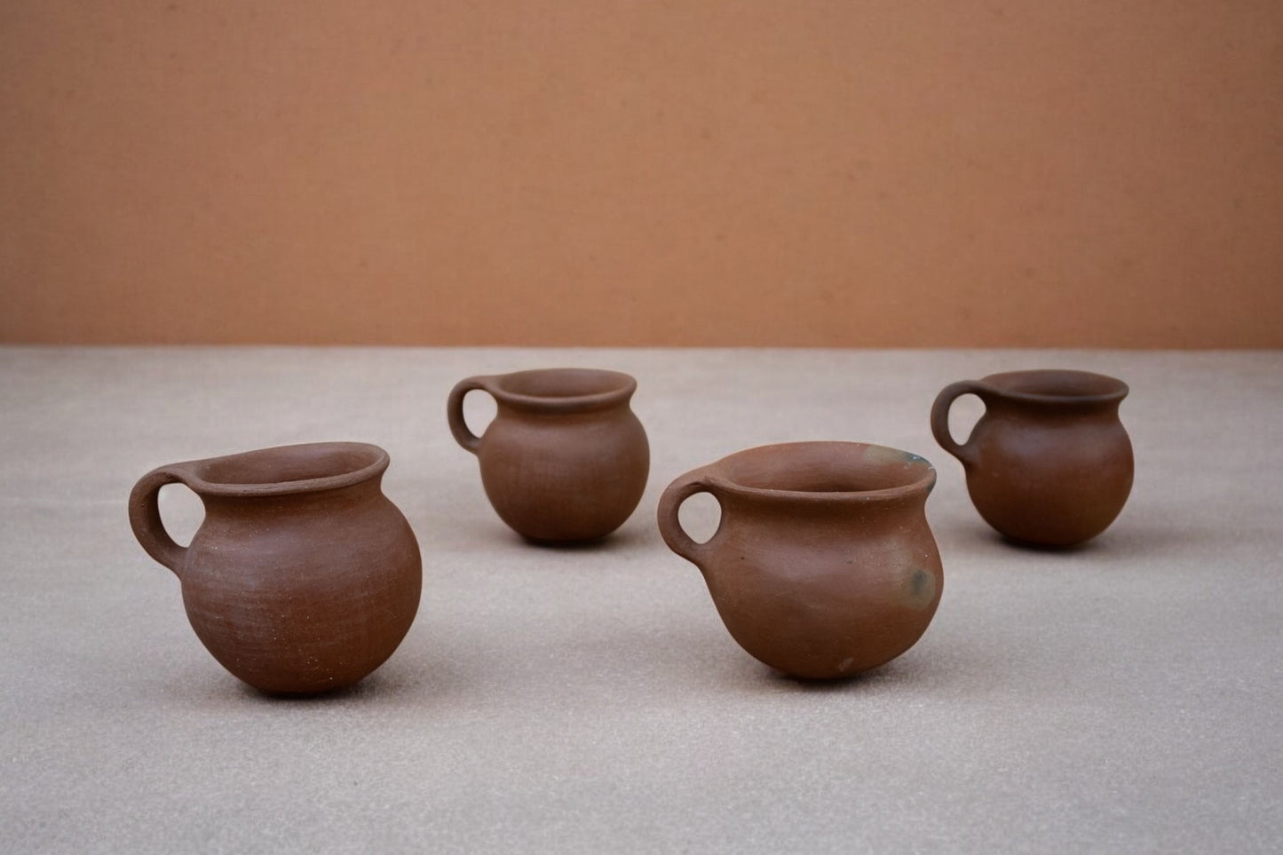 Handmade Rustic Terracotta Clay Coffee Cup
