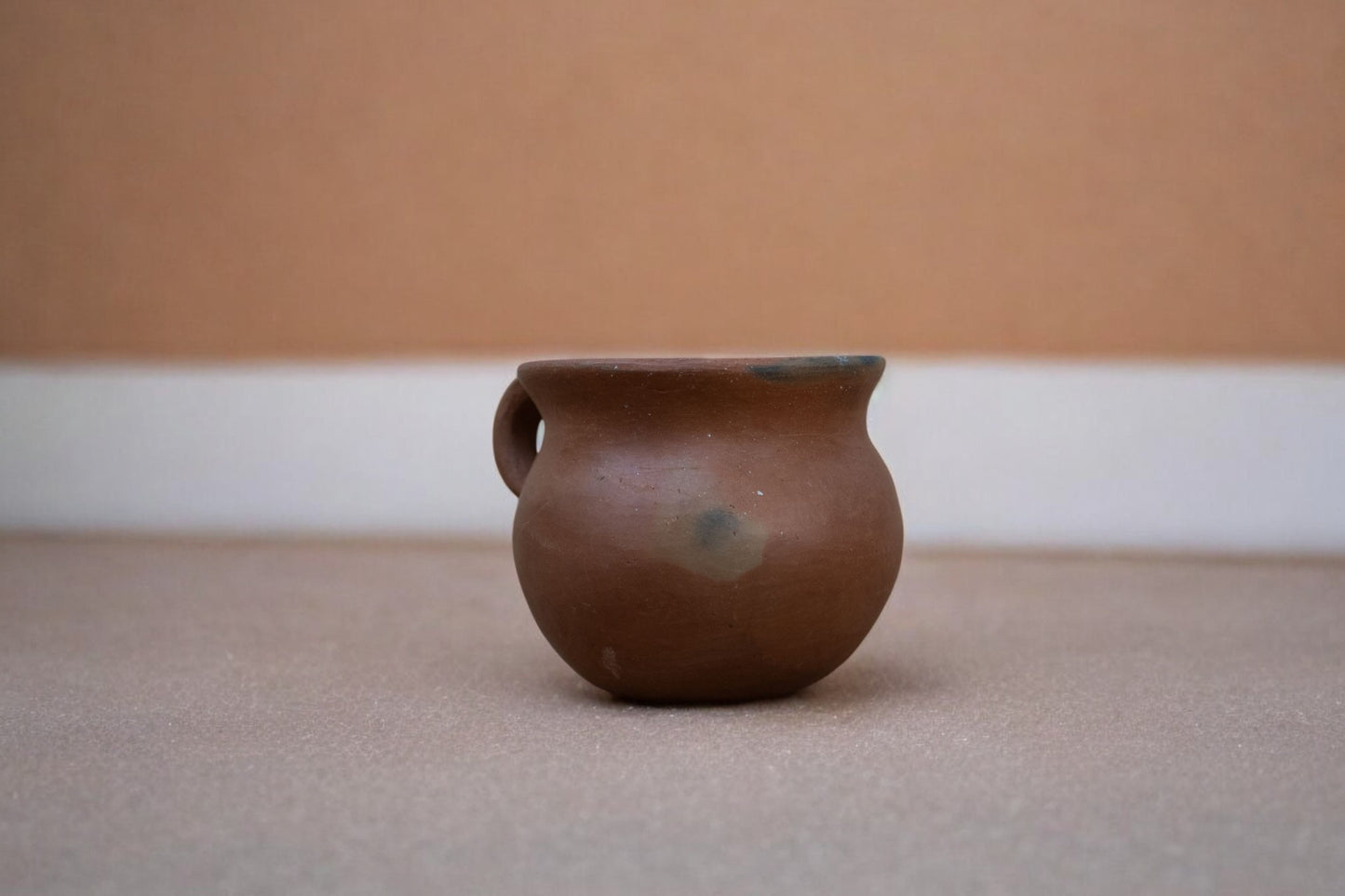 Handmade Rustic Terracotta Clay Coffee Cup