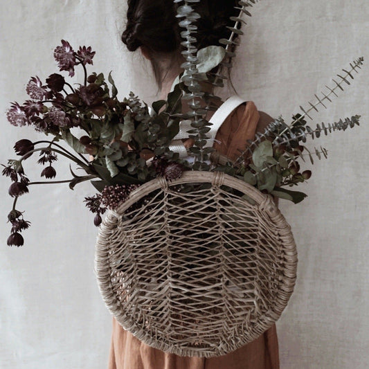 Circular Jonote Wall Basket