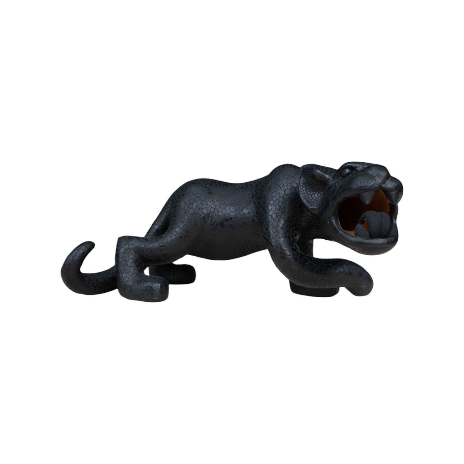 Large Pottery Clay Mayan Jaguar Figurine