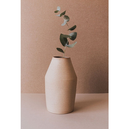 Terracotta Lathe Vase 