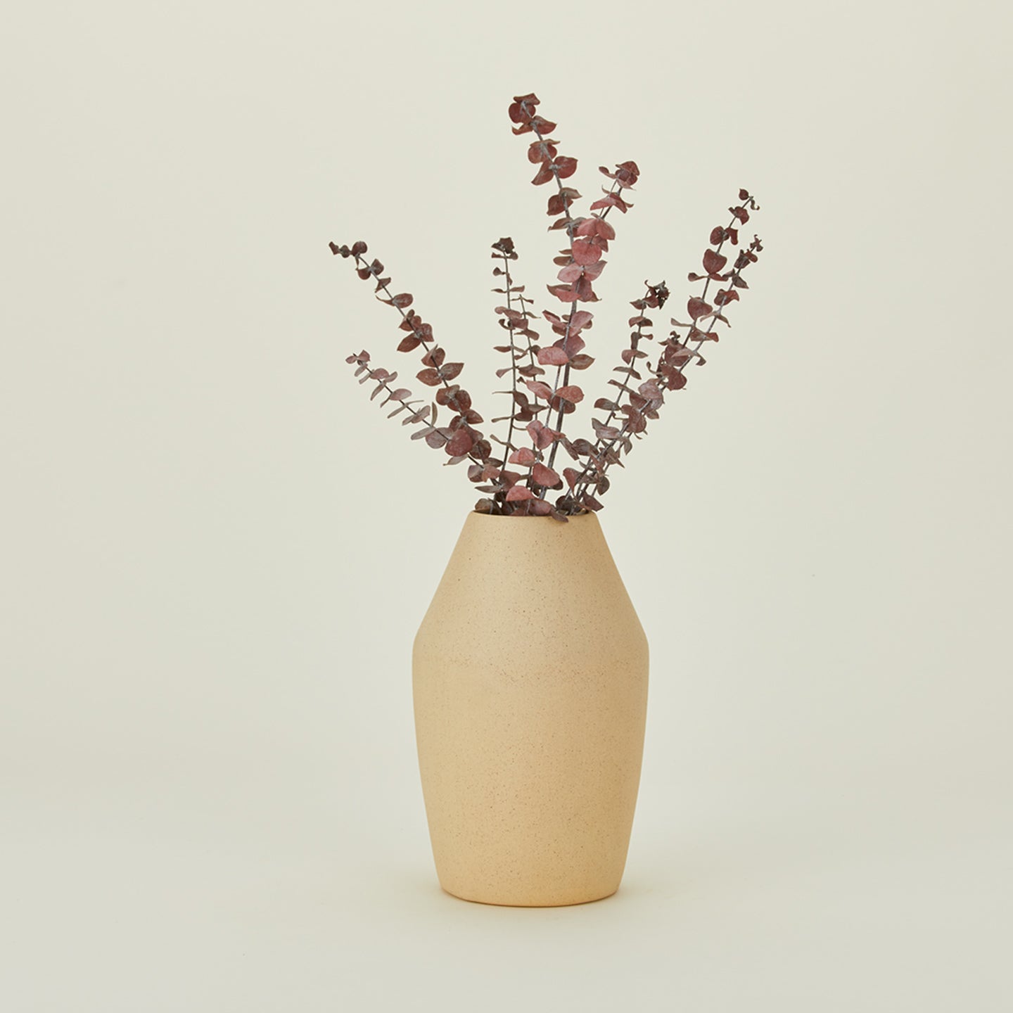 Torno Modern Sand Terracotta Vase