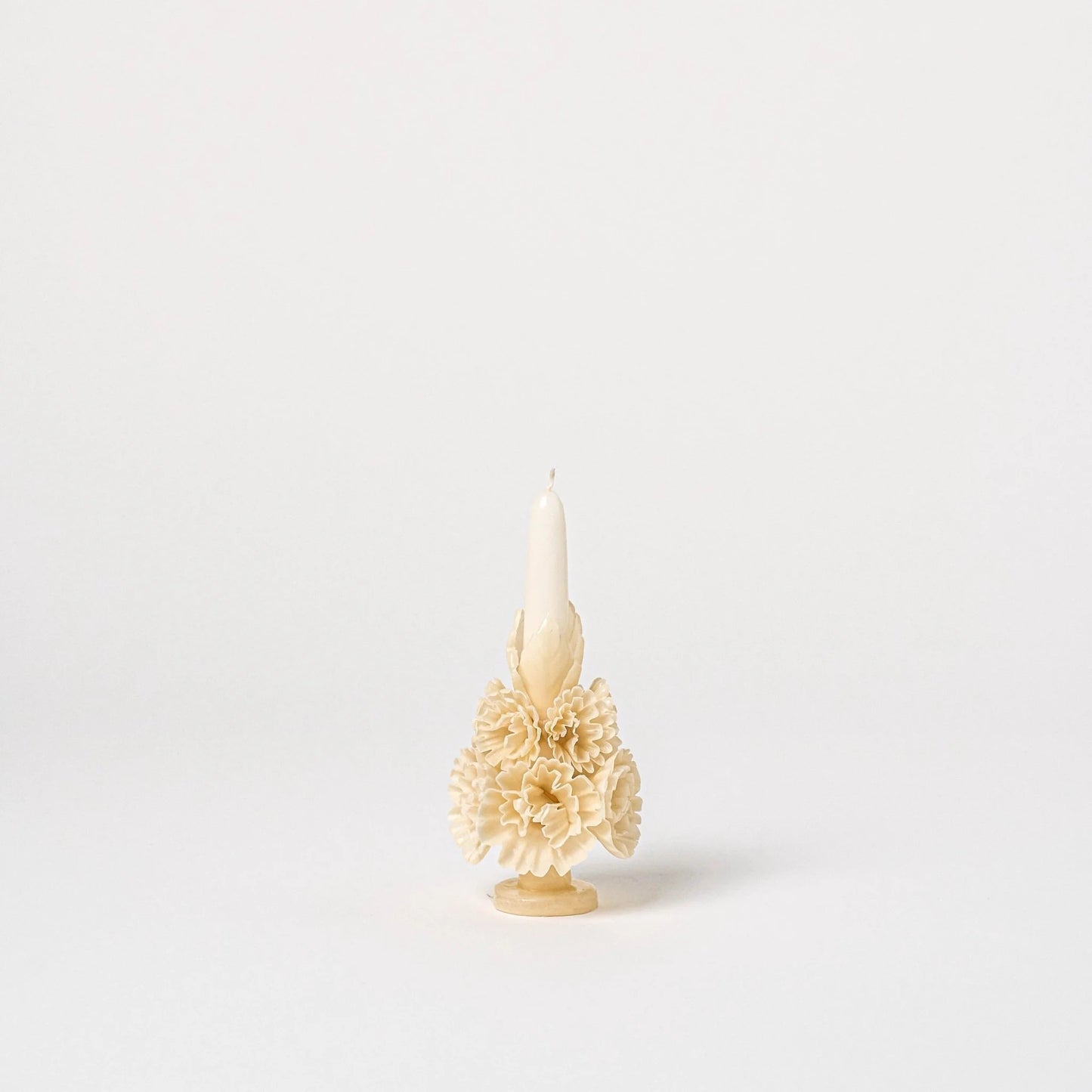 Casa Viviana Sculptural Beeswax Floral Candle - Small