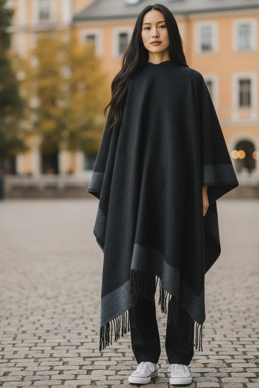 Reversible Ruana Wrap