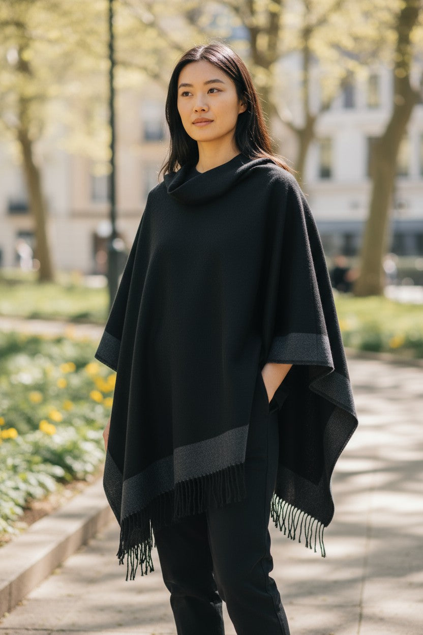 Reversible Ruana Wrap