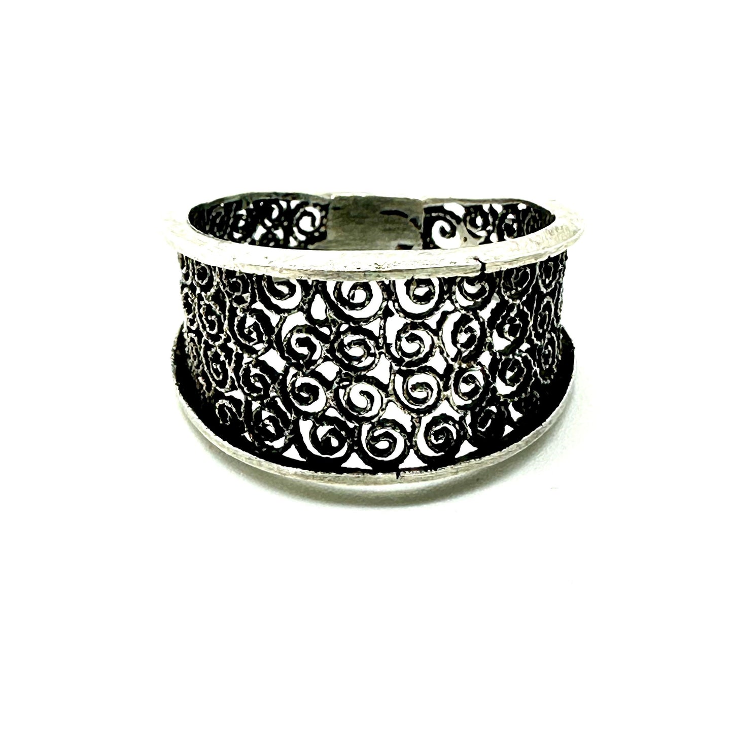 Filigree Silver Ring