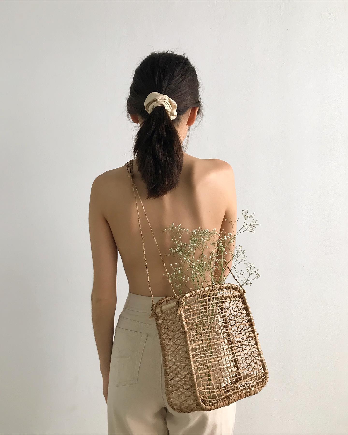 Square Jonote Basket Bag