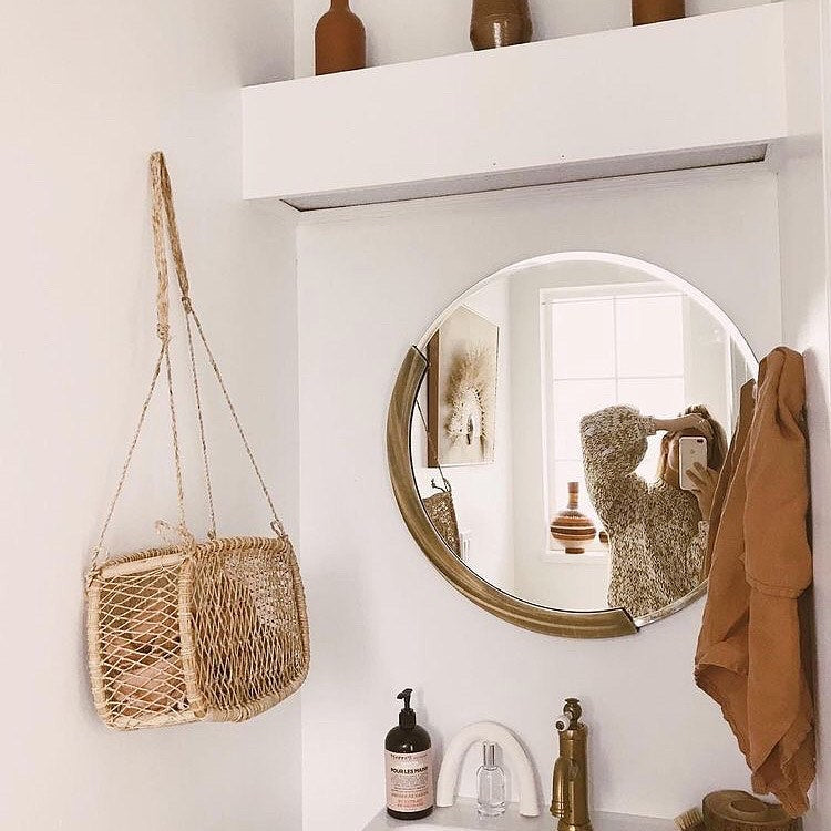 Handwoven Rectangular Jonote Wall Basket