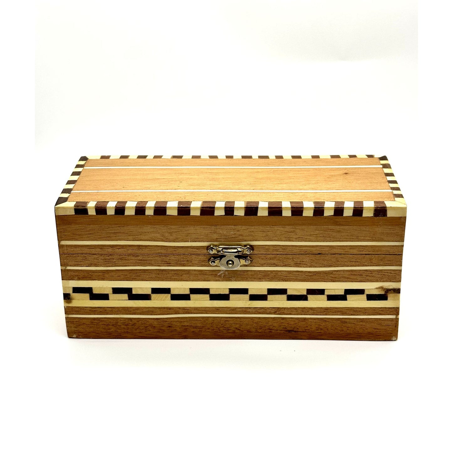 Inlaid Wooden Jewelry Box