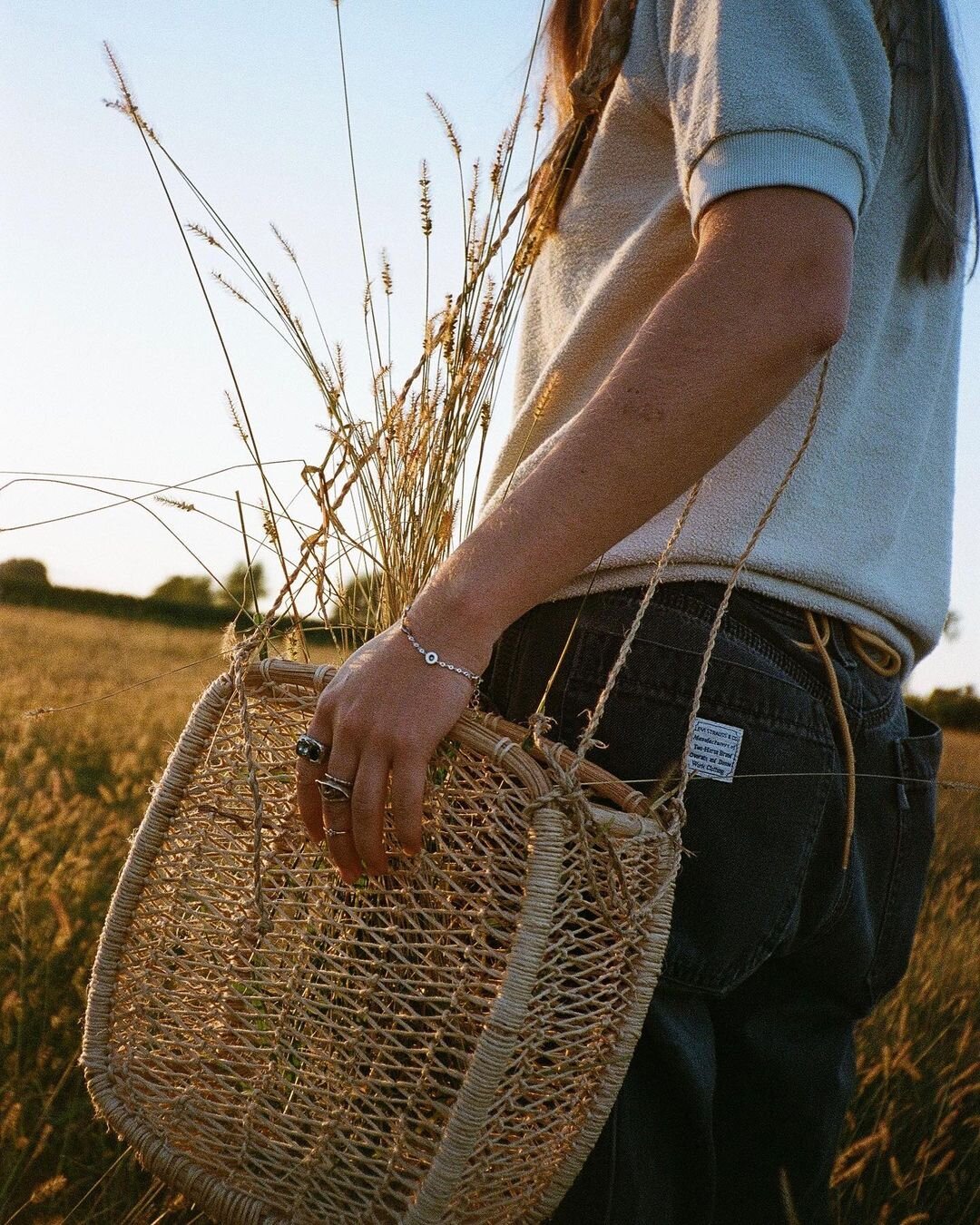 Jonote Square Basket  Bag