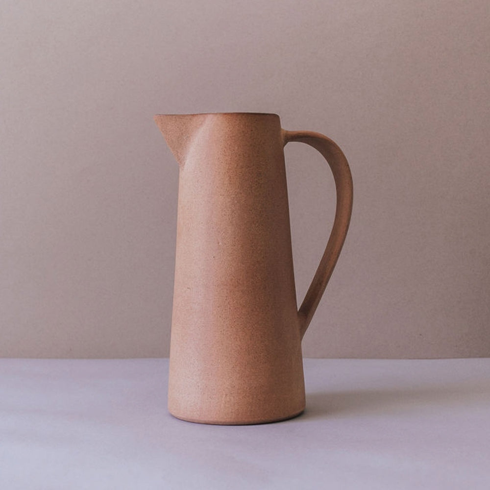 Terracotta Ceramic Tall Jug