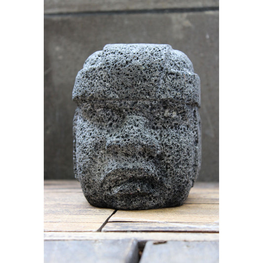 Olmec Stone Head Sculptures