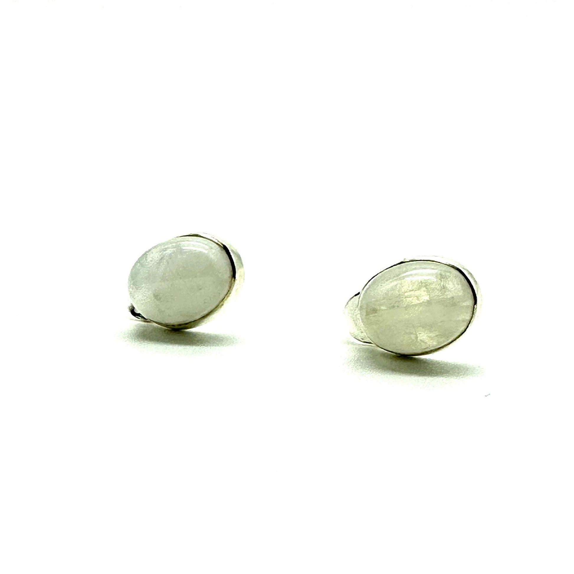 Moonstone Oval  Earrings 