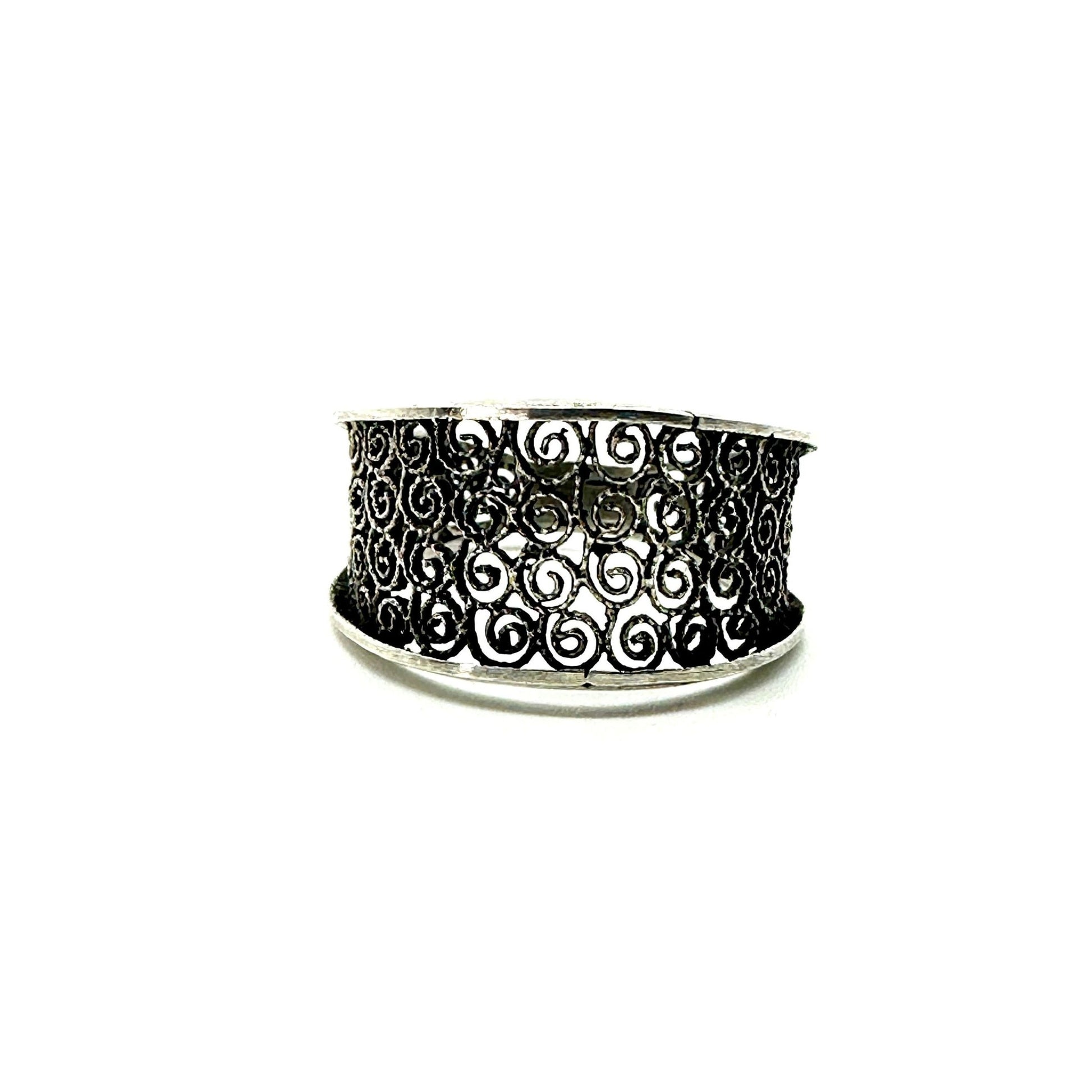 Filigree Silver Ring