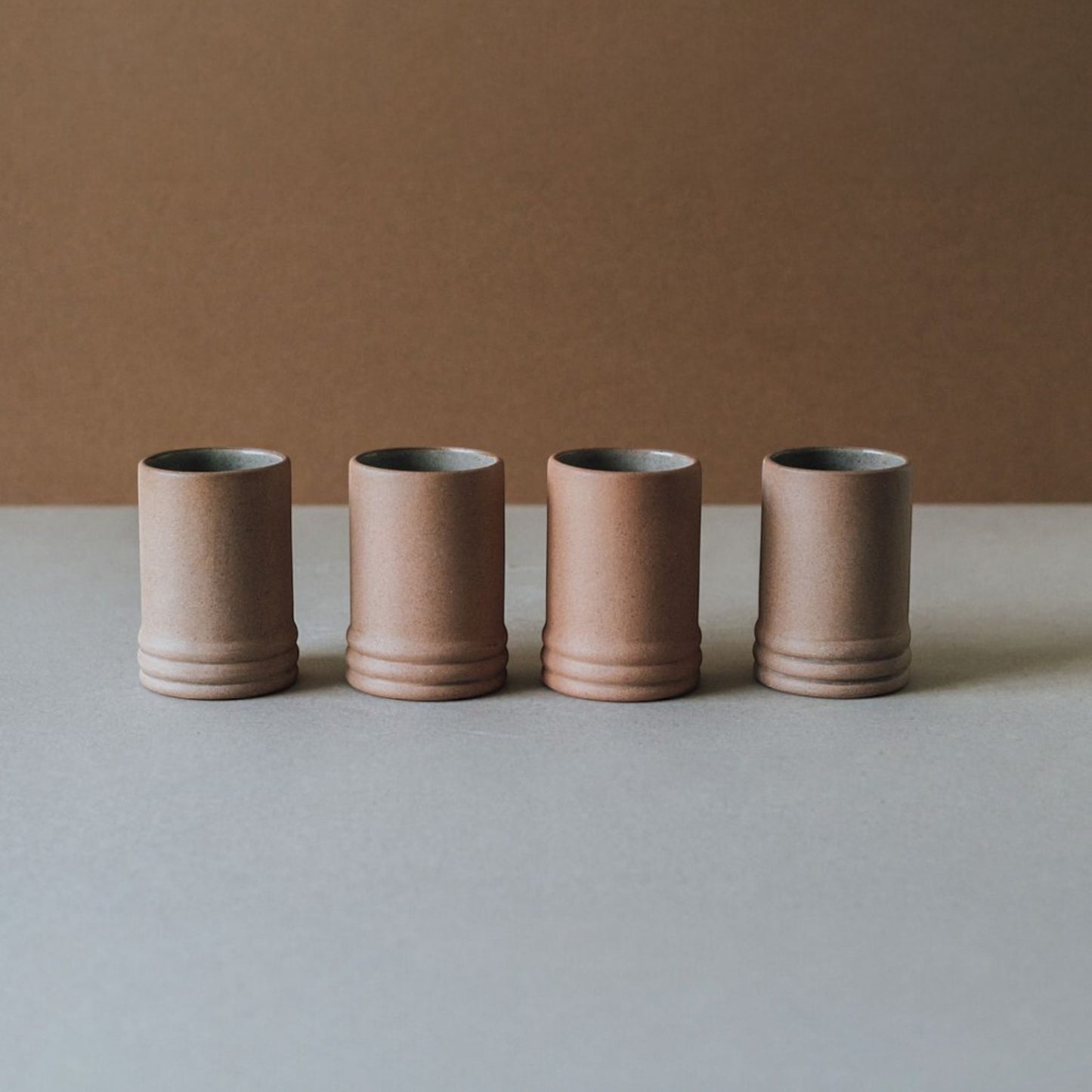 Ribbed Stoneware Cup