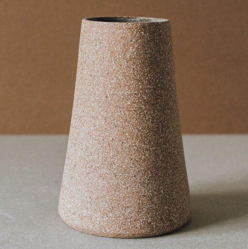 Handcrafted Terracotta Cork Cone Vase