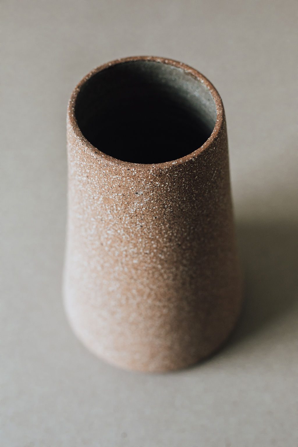 Handcrafted Terracotta Cork Cone Vase