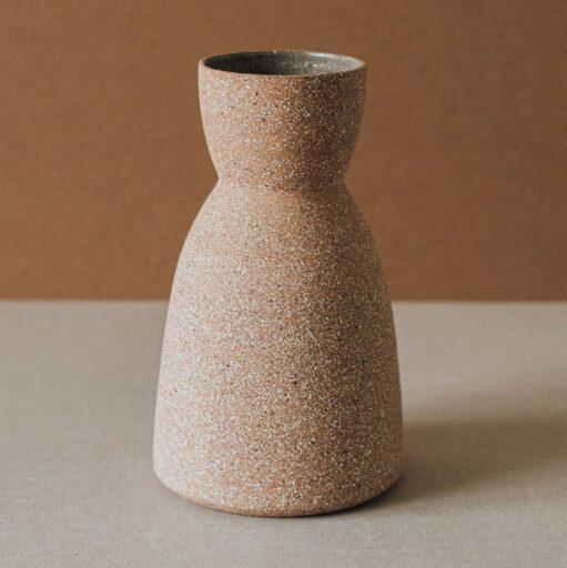 Handcrafted Terracotta Cork Clock Vase 