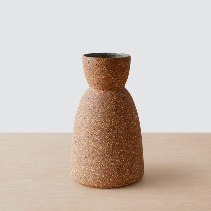 Handcrafted Terracotta Cork Clock Vase 