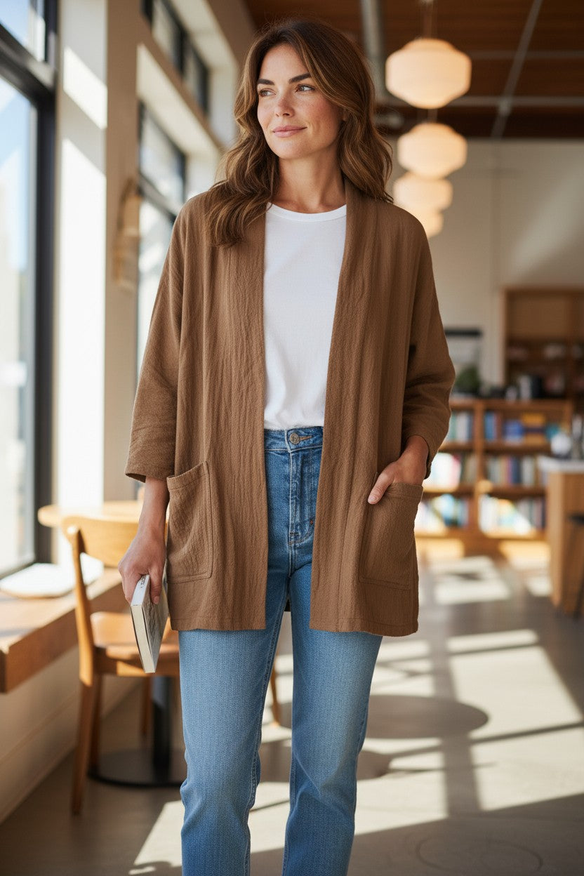 Boho Cotton Cardigan