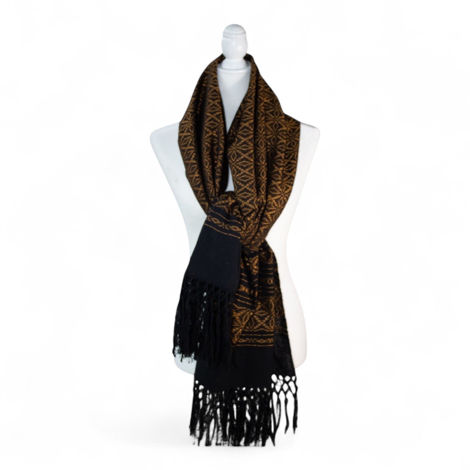 Handwoven Mexican Rebozo Shawl 