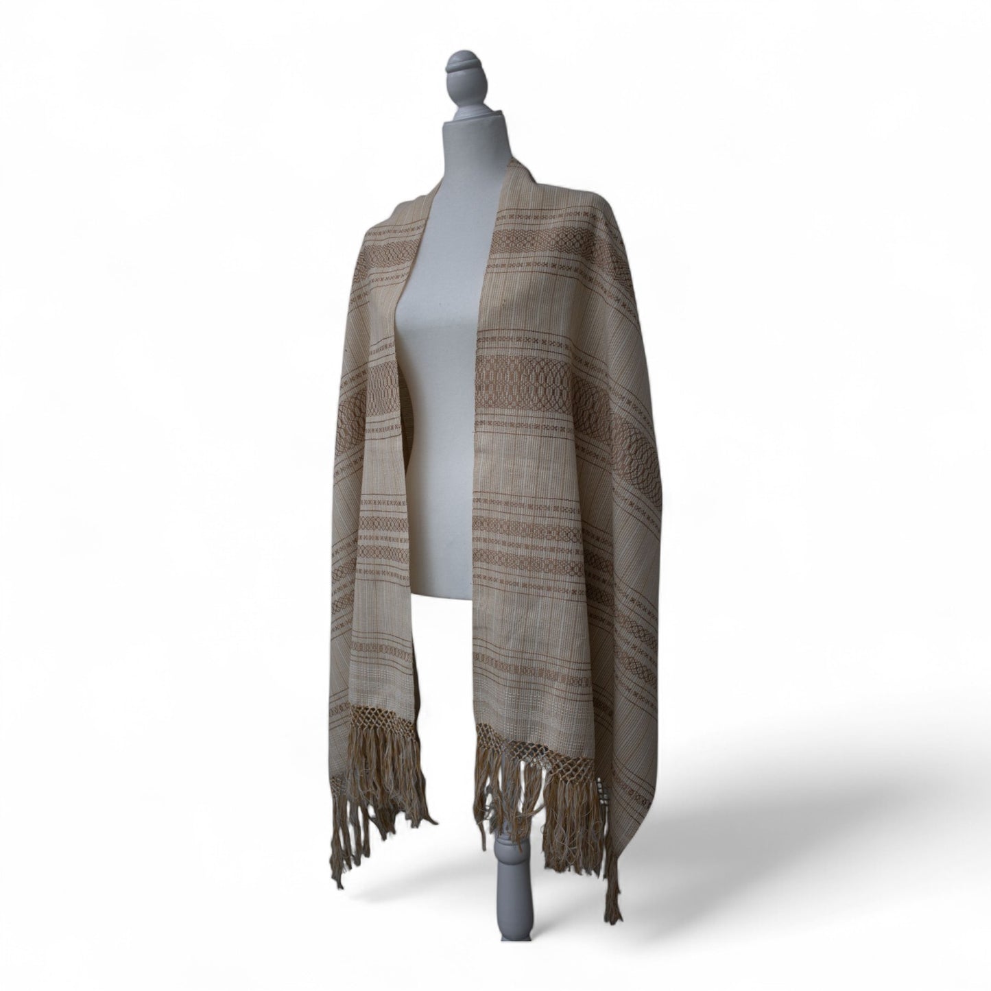 Handwoven Mexican Rebozo Shawl 