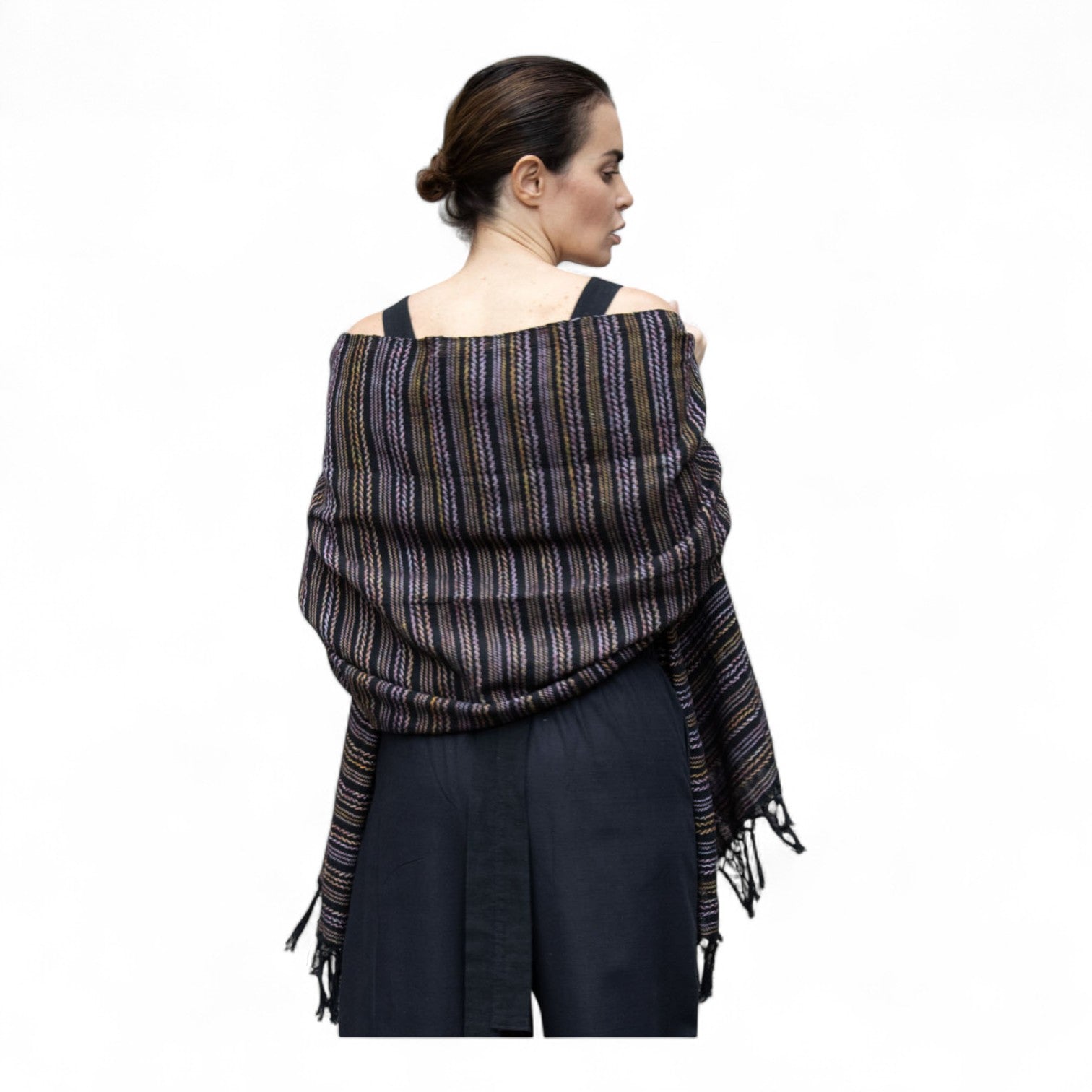 Handwoven Mexican Rebozo Shawl 