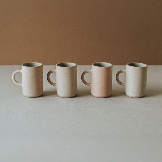 Tall Cylinder Stoneware Mug