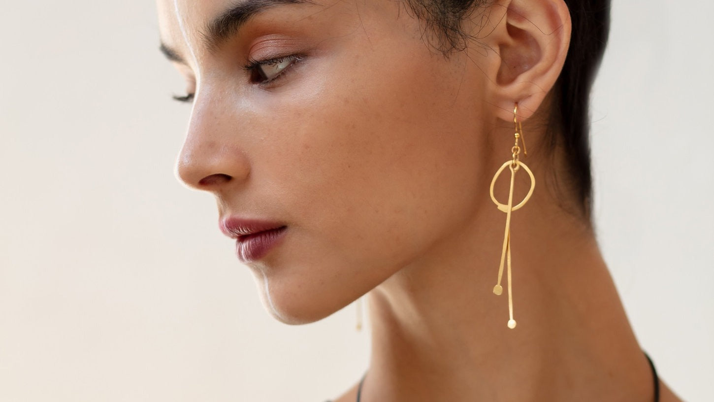 Dancer Handmade Dangle Earrings