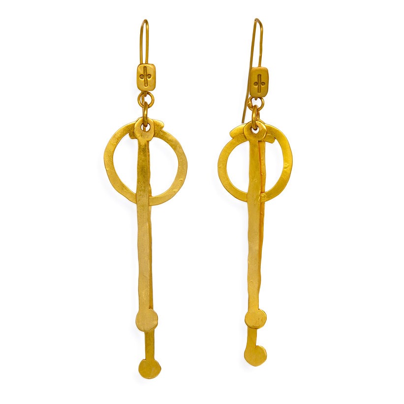 Dancer Handmade Dangle Earrings