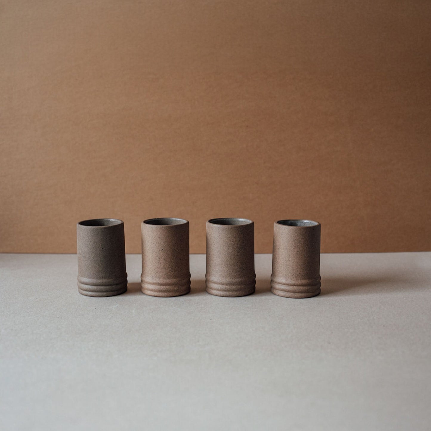 Ribbed Stoneware Cup