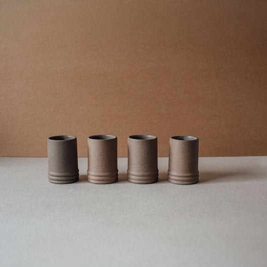 Ribbed Stoneware Cup