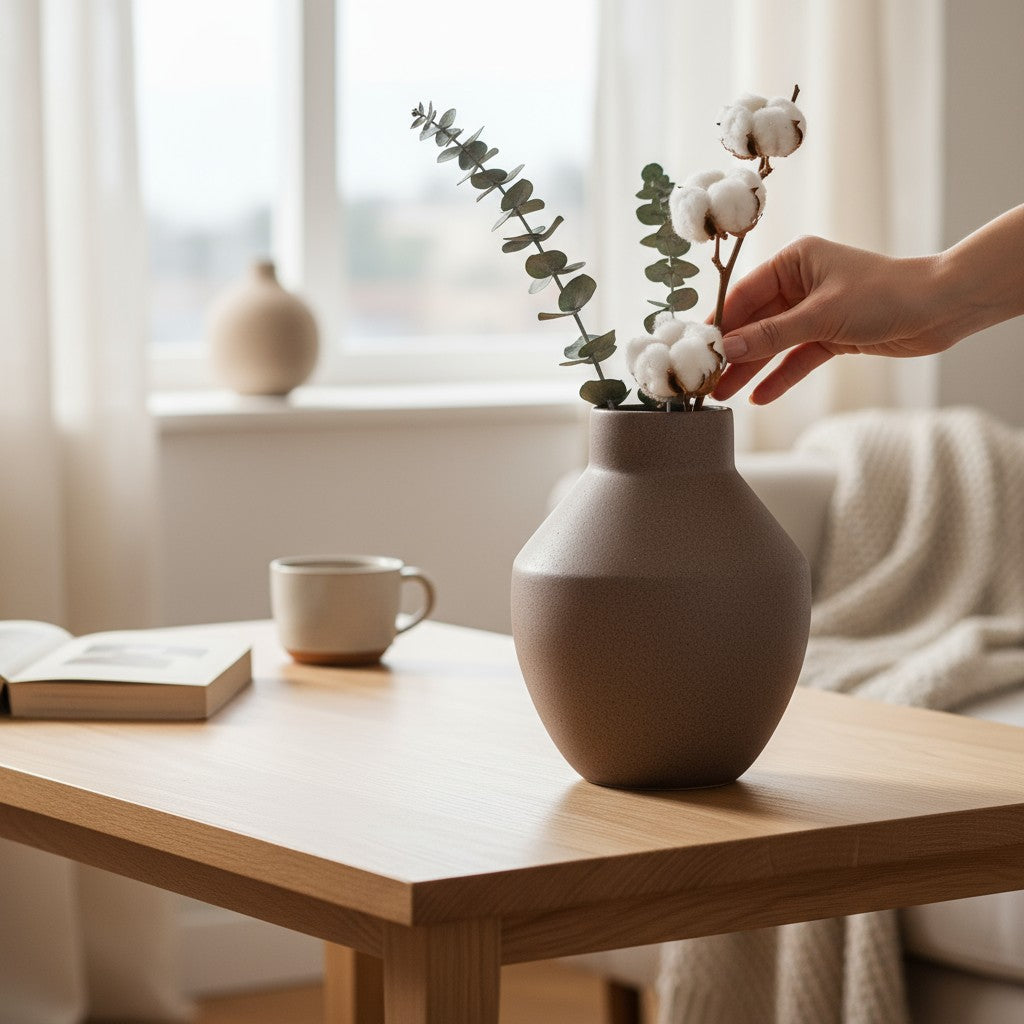 Handcrafted Egeo Ceramic Vase 