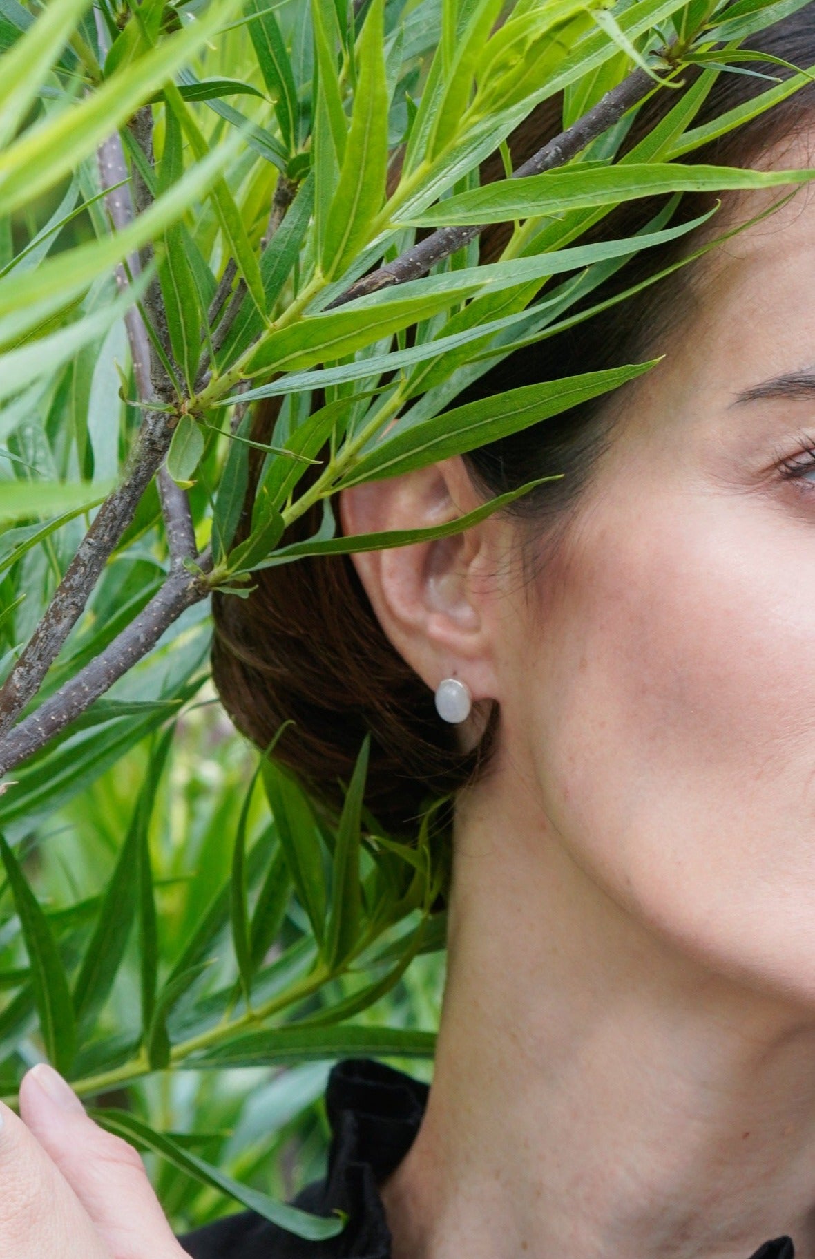 Moonstone Oval  Earrings