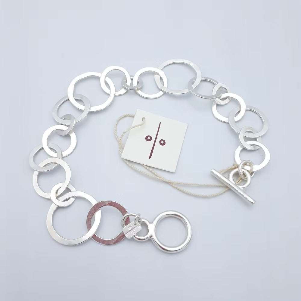 Handmade Circle Link Bracelet