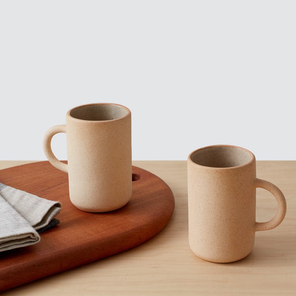 Tall Cylinder Stoneware Mug