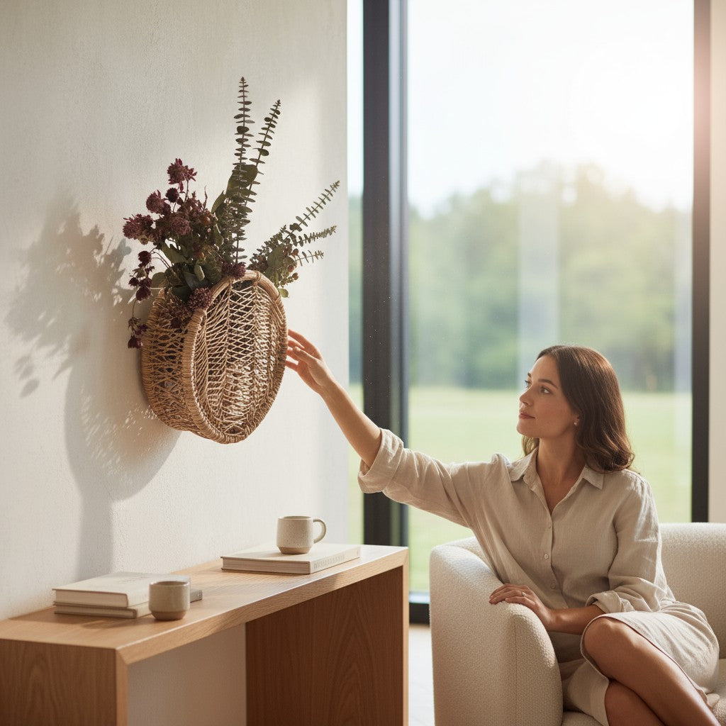 Handwoven Circular Jonote Basket 