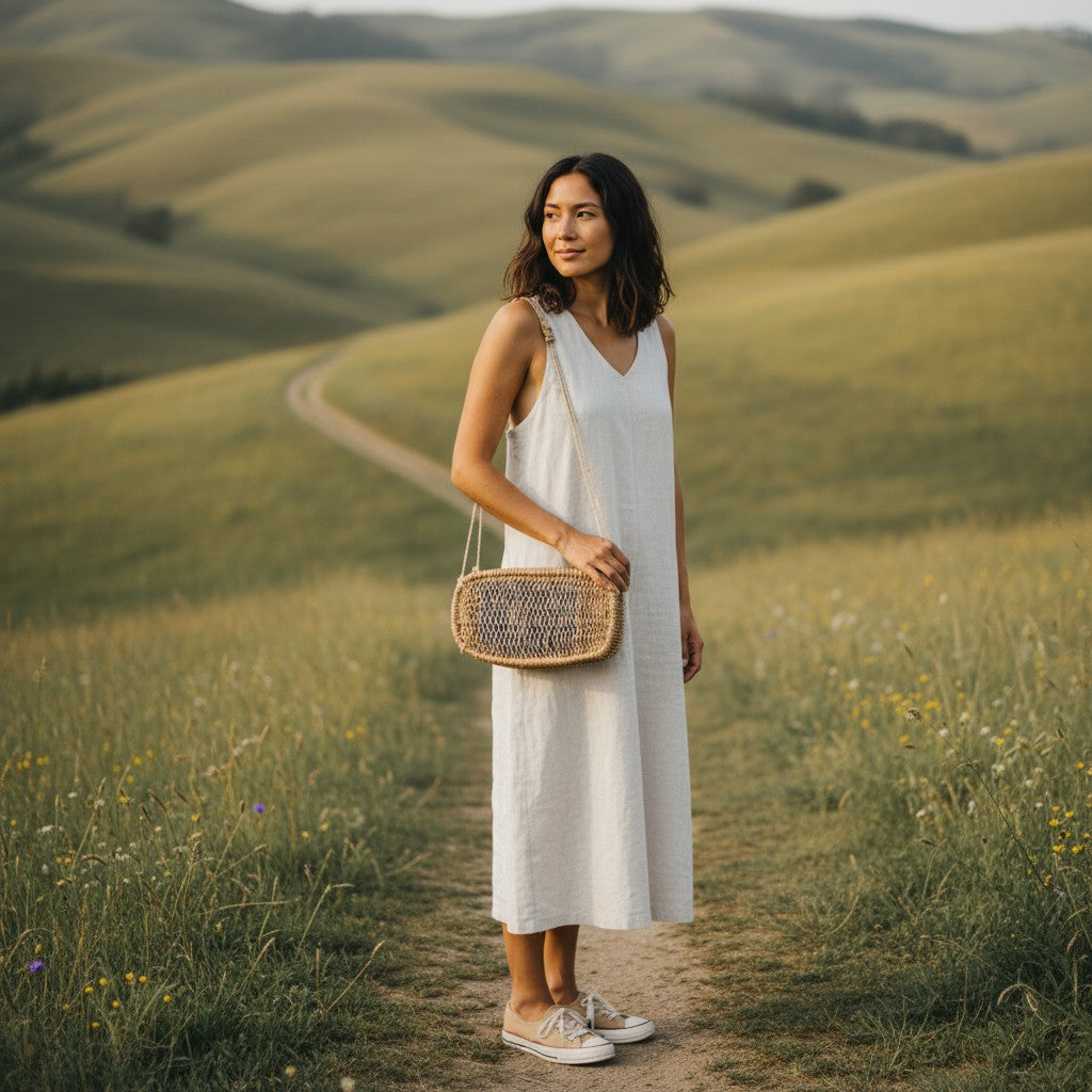 Handwoven Rectangular Jonote Wall Basket 