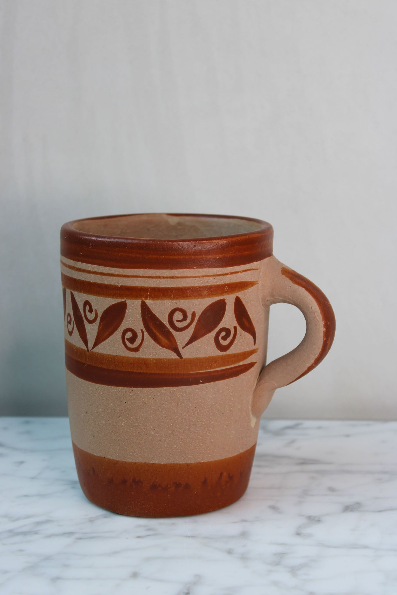 Large Mexican Pottery Mug