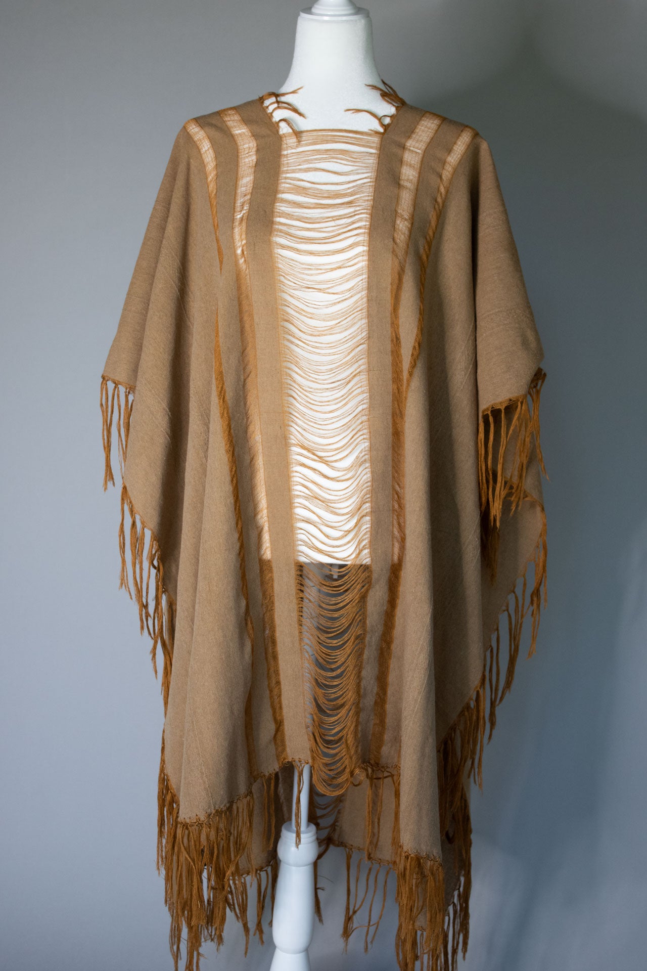 Bohemian Backstrap Loom Poncho